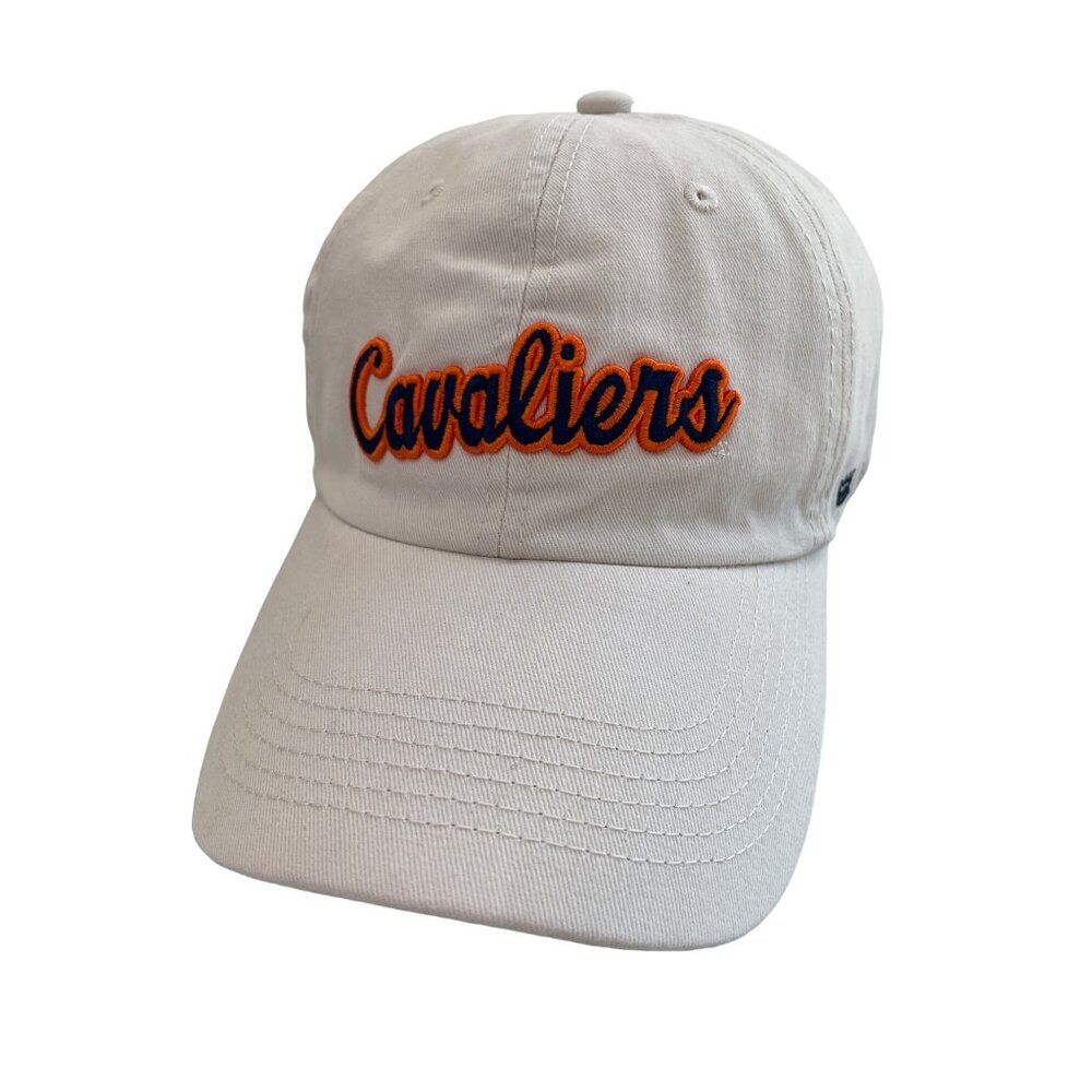 Homefield Cavaliers Baseball Cap OS Embroidered Adjustable Beige Outdoor College